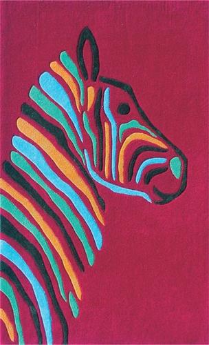 Name:Kids 74044 Multi Zebra Rug, Item id:1810_74044 (Medium Image)