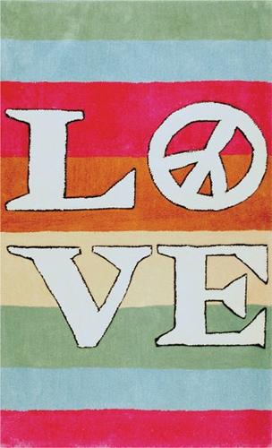 Name:Kids 74048 Love Stripe Rug, Item id:1810_74048 (Medium Image)