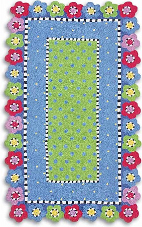Name:Flower Dance Bright Rug, Item id:18_11-397 (Medium Image)