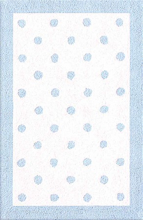 Name:Polka Dots Light Blue Rug, Item id:18_11-409 (Medium Image)