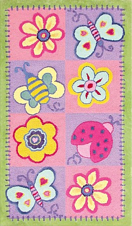 Name:Flowers & Butterflies Rug, Item id:18_11-705 (Medium Image)