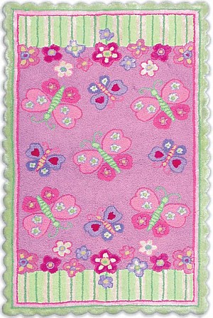 Name:Butterfly Garden Rug, Item id:18_11-706 (Medium Image)