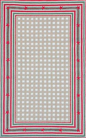 Name:Kittyhawk With Check Rug, Item id:18_16-423 (Medium Image)
