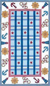Name:Nautical Plaid Rug, Item id:18_16-427 (Thumbnail Image)