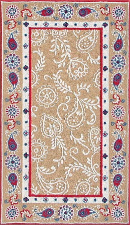 Name:Americana Paisley Tan Rug, Item id:18_16-428 (Medium Image)