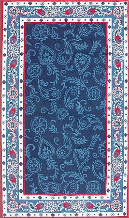 Name:Americana Paisley Blue Rug, Item id:18_16-429 (Medium Image)