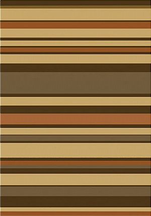 Name:Patio Stripes Brown Rug, Item id:18_25-113 (Medium Image)
