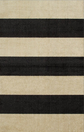 Name:Lined Up Black and White Rug, Item id:18_25135 (Medium Image)