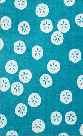 Name:Sand Dollar Aqua Rug, Item id:18_25139 (Medium Image)