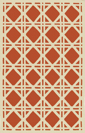 Name:Picnic Terracotta Ivory Rug, Item id:18_25214 (Medium Image)
