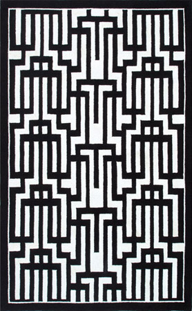 Name:Tao Black and White Rug, Item id:18_25243 (Medium Image)