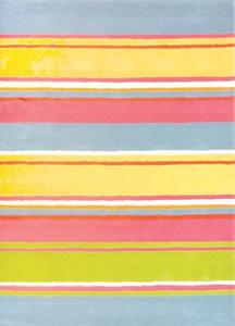 Multi Stripe Blue/Pink Rug Thumbnail Image
