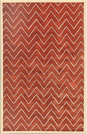 Name:ZigZag Tangerine Rug, Item id:18_40-220 (Medium Image)