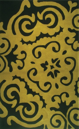 Name:Angkor Black Gold Rug, Item id:18_40-318 (Medium Image)