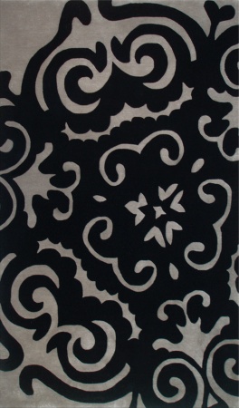 Name:Angkor Black Gray Rug, Item id:18_40-319 (Medium Image)