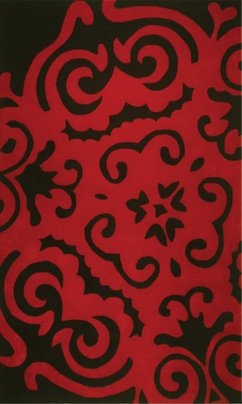 Name:Angkor Red Black Rug, Item id:18_40-322 (Medium Image)