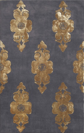 Name:Compass Charcoal Gold Rug, Item id:18_44-012 (Medium Image)