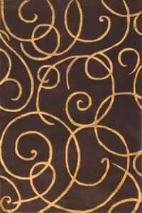 Copper Thread Brown Rug Thumbnail Image