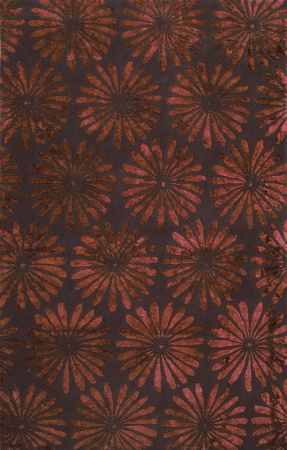 Name:Vivid Petals Brown Cranberry Rug, Item id:18_44-027 (Medium Image)