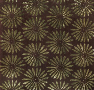 Name:Vivid Petals Brown Green Rug, Item id:18_44-028 (Medium Image)