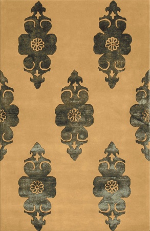 Name:Compass Tan Teal Rug, Item id:18_44-037 (Medium Image)