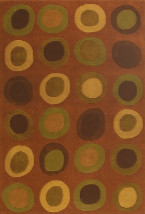 Name:Soleil Rust Olive Mustard Rug, Item id:18_44-058 (Medium Image)