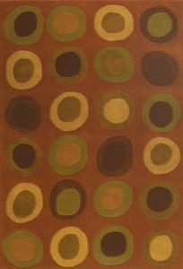Soleil Rust Olive Mustard Rug Thumbnail Image