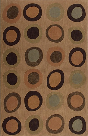 Name:Soleil Brown Olive Mustard Rug, Item id:18_44-059 (Medium Image)