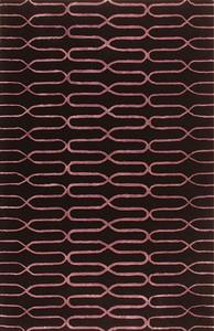 Flora Green Wool Contemporary Rug
