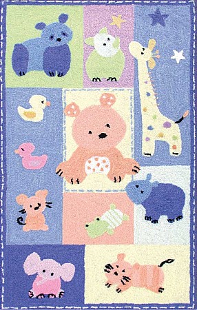 Name:Zoo Babies Rug, Item id:18_71-052 (Medium Image)