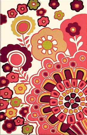 Name:60's Pink Rug, Item id:18_72-107 (Medium Image)