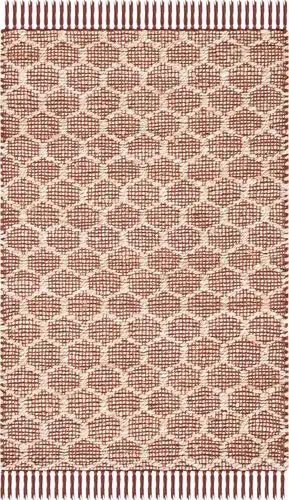 Safavieh Cape Cod Collection CAP841P Brown Hand Woven Cotton Rug Product Image