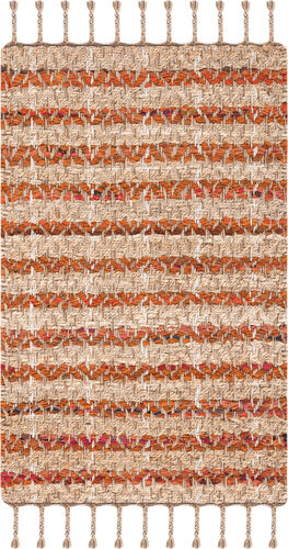 Safavieh Cape Cod Collection CAP844P Orange Hand Woven Cotton Rug Product Image