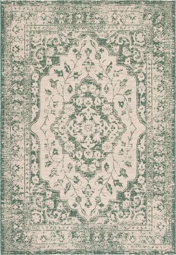 Safavieh Courtyard Collection CY6231 Green Power Loomed Synthetic Rug Product Image