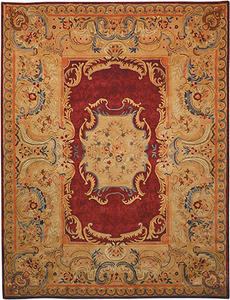 Name:Empire Em422A Burgundy / Gold Traditional Rug, Item id:1910_EM422A (Medium Image)