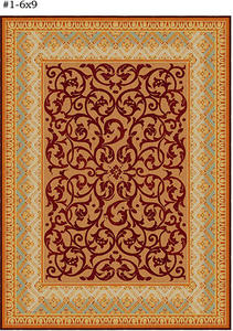 Name:Empire Em425A Brown / Blue Traditional Rug, Item id:1910_EM425A (Medium Image)