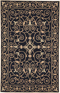 Name:Chelsea Hk11A Black Transitional Rug, Item id:1910_HK11A (Medium Image)
