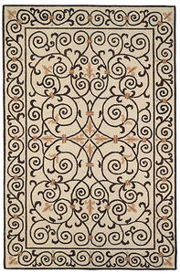 Name:Chelsea Hk11H Ivory / Dark Brown Transitional Rug, Item id:1910_HK11H (Medium Image)