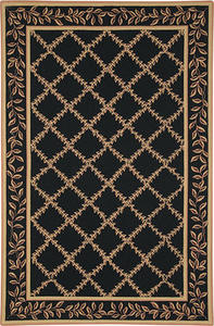 Name:Chelsea Hk230D Black / Gold Transitional Rug, Item id:1910_HK230D (Medium Image)