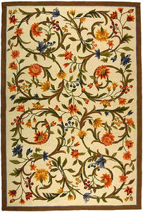 Name:Chelsea Hk248A Ivory Country & Floral Rug, Item id:1910_HK248A (Medium Image)