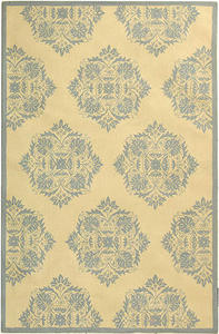 Name:Chelsea Hk359A Ivory / Blue Transitional Rug, Item id:1910_HK359A (Medium Image)