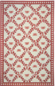 Name:Chelsea Hk55C Ivory / Rose Country & Floral Rug, Item id:1910_HK55C (Medium Image)