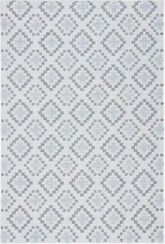 Safavieh Martha Stewart Indoor Outdoor Collection MSRO307F Gray Power Loomed Synthetic Rug Product Image
