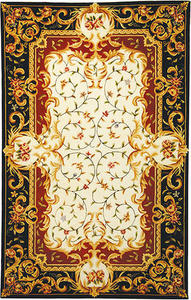 Name:Naples Na508A Ivory / Black Traditional Rug, Item id:1910_NA508A (Medium Image)