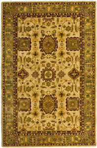 Name:Taj Mahal Tjm106A Ivory / Green Traditional Rug, Item id:1910_TJM106A (Medium Image)