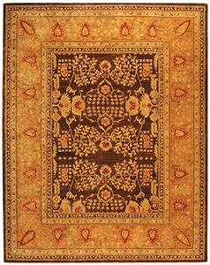 Name:Taj Mahal Tjm107A Brown / Gold Traditional Rug, Item id:1910_TJM107A (Medium Image)