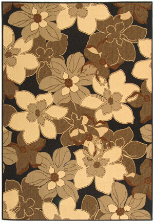 Name:Courtyard CY4022D Black Natural / Brown Rug, Item id:1910_cy4022D (Medium Image)
