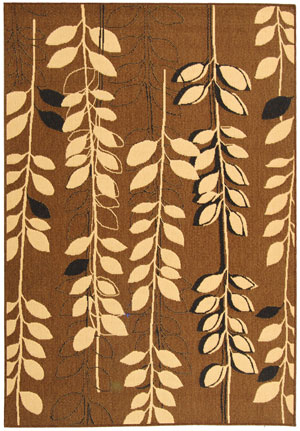 Name:Courtyard CY4029D Brown Natural / Black Rug, Item id:1910_cy4029D (Medium Image)