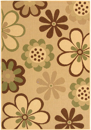 Name:Courtyard CY4035A Natural Brown / Olive Rug, Item id:1910_cy4035A (Medium Image)