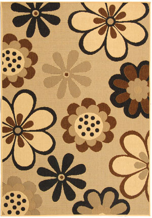 Name:Courtyard CY4035D Natural Brown / Black Rug, Item id:1910_cy4035D (Medium Image)